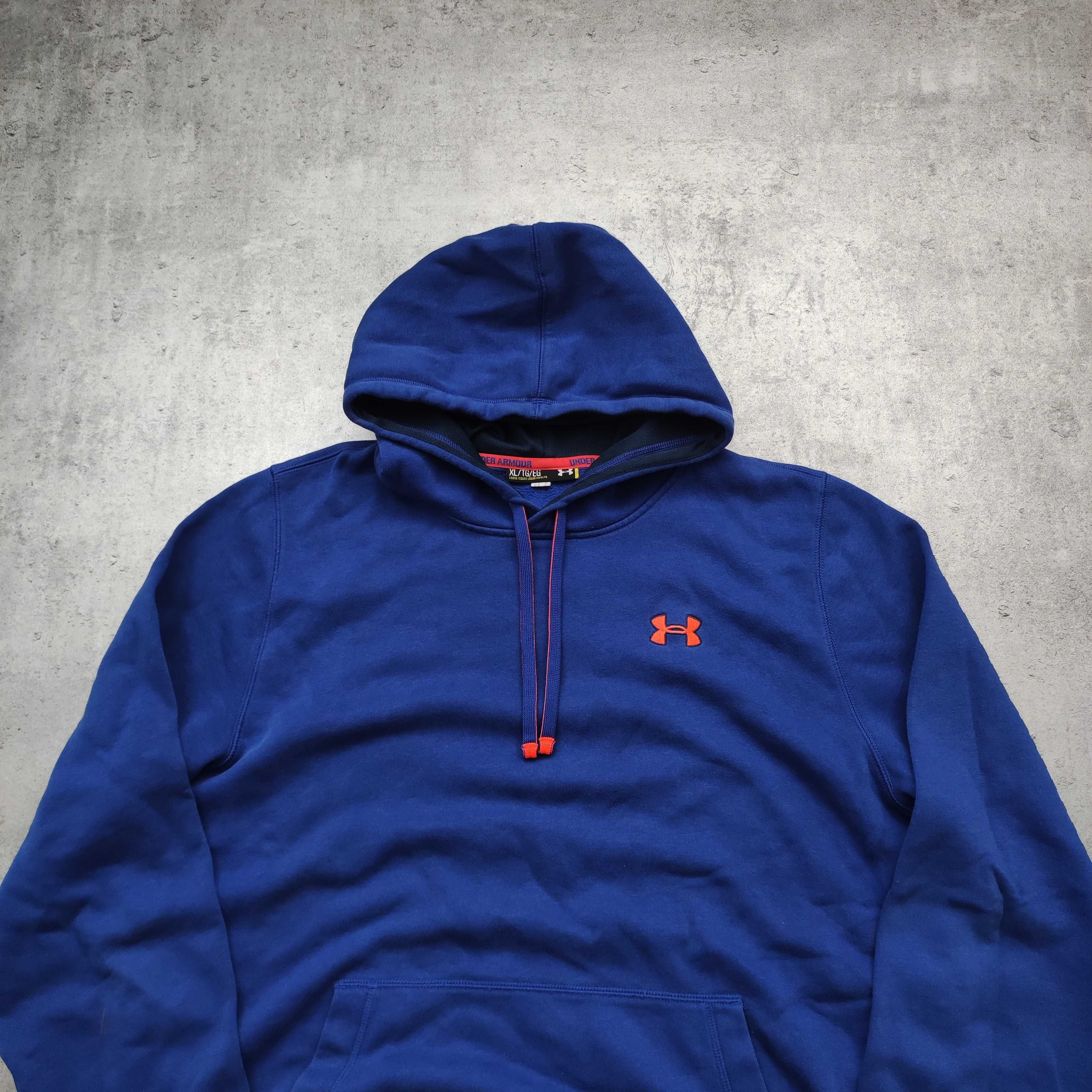 MĘSKA Bluza PREMIUM Hoodie z Kapturem Sportowa Bawełna Under Armour