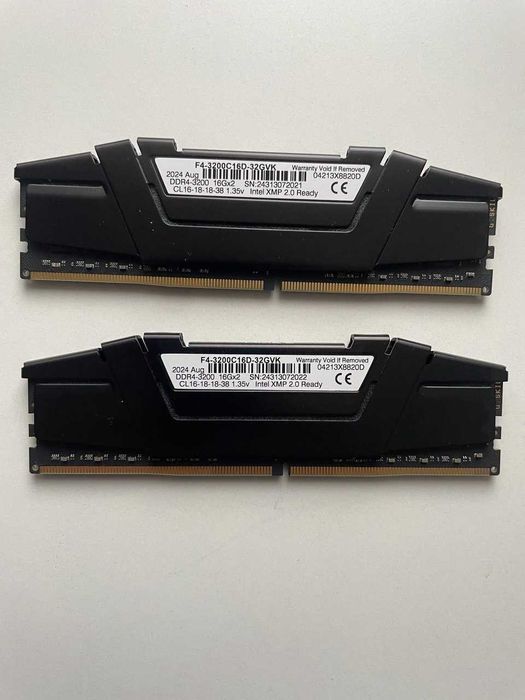 Модуль пам'ятi DDR4 2x16GB/3200 G.Skill Ripjaws V Black