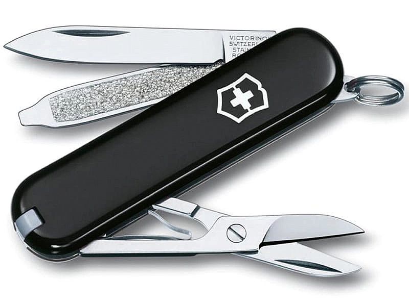 Scyzoryk ratowniczy Victorinox Classic SD czarny - 7 funkcji