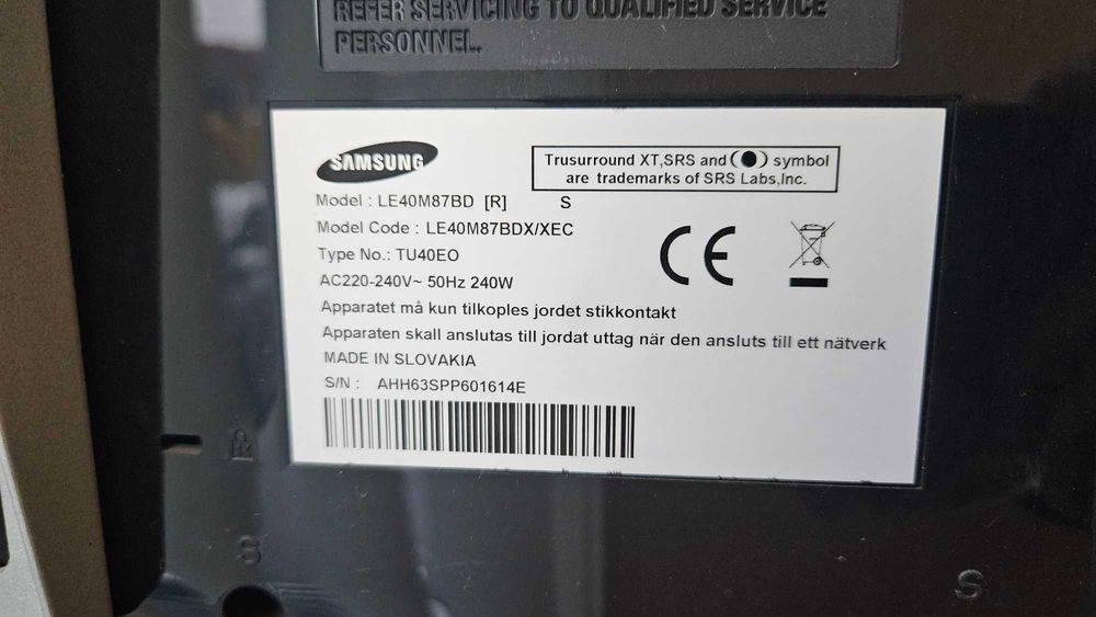 Sprzedam telewizor Samsung 40 cali + dekoder gratis