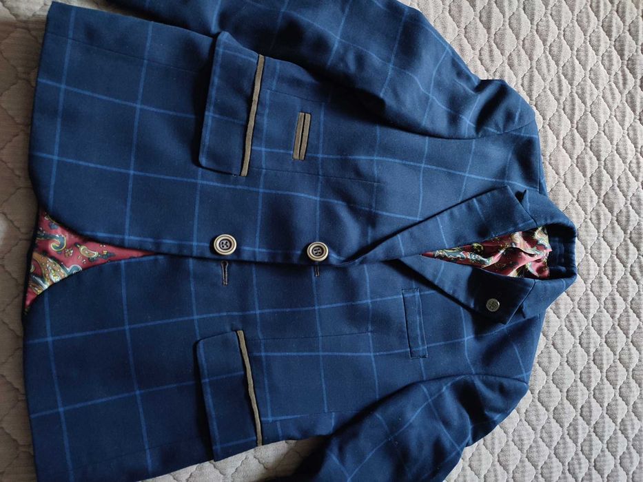 Піджак шкільний 122-128 р. синій