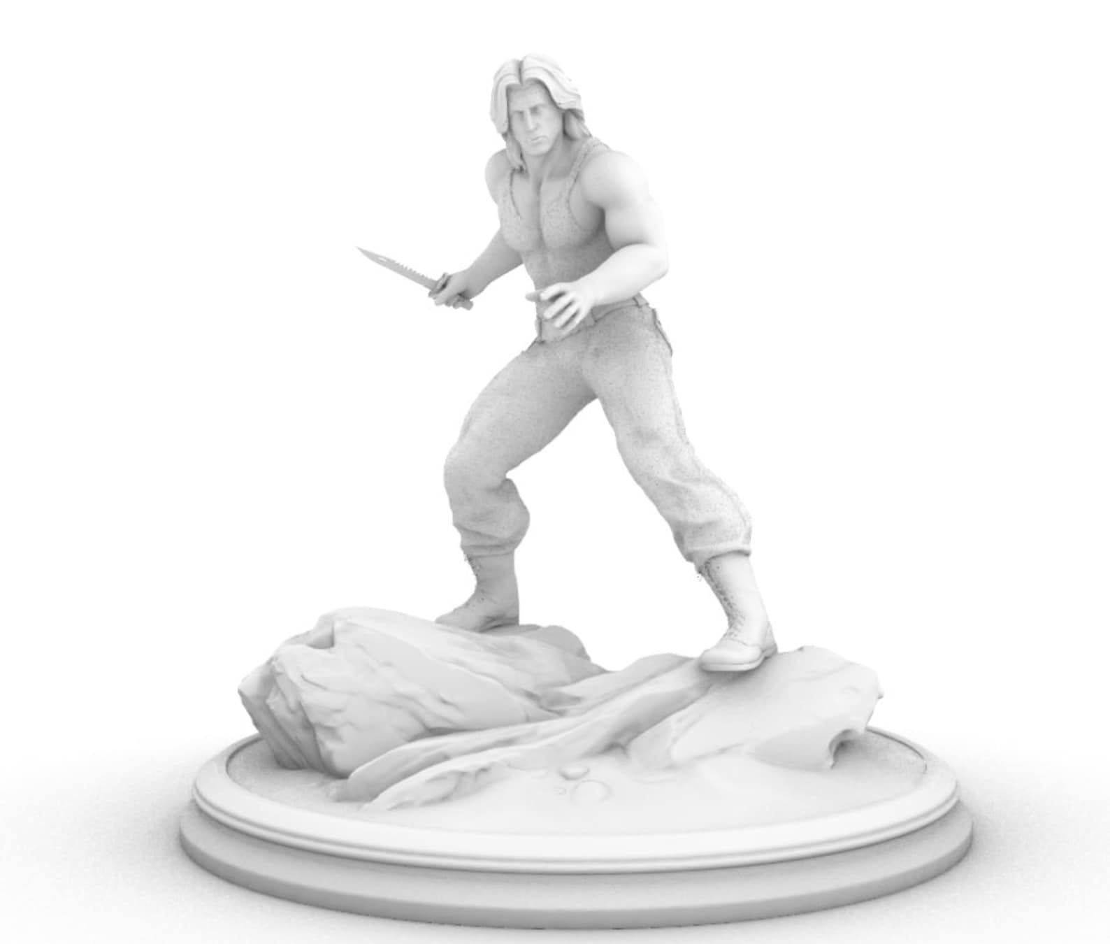 Rambo figurka 3D
