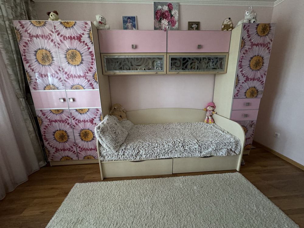 Дитяча кімната, меблі, стенка, гірка, ліжко, шкаф, комплект