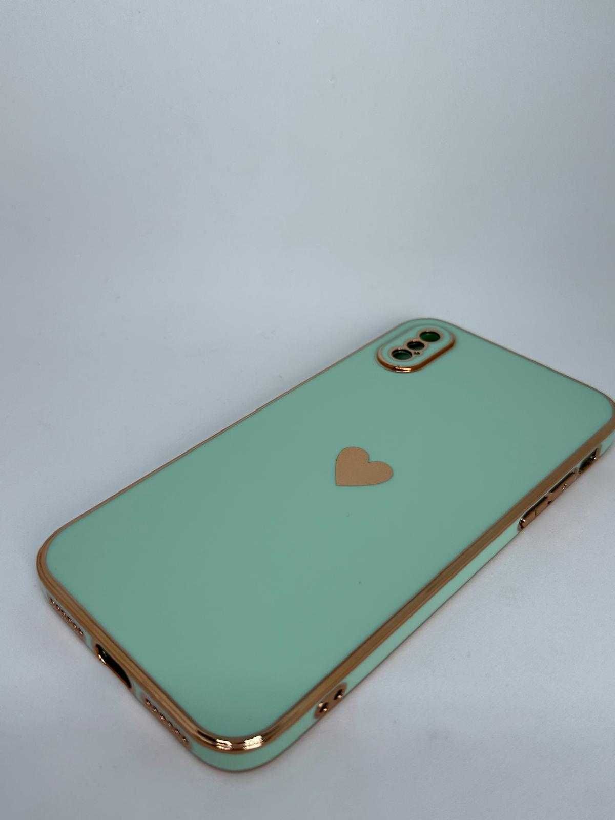 Iphone X/XS Etui Case Silikonowy Obudowa Miętowa kod 1040