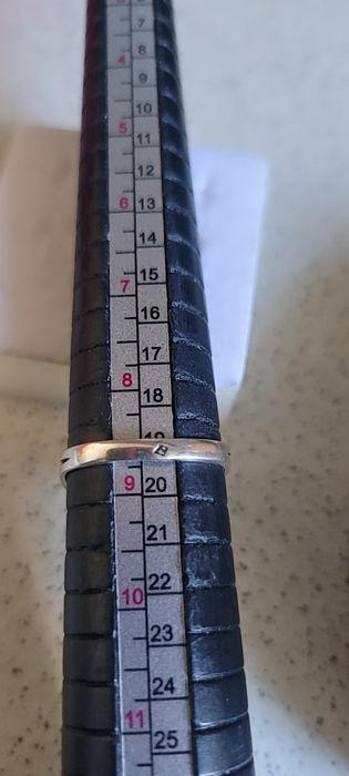 Srebrny pierścionek 925 z topazem