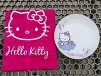 Hello Kitty Prato e porta fatos