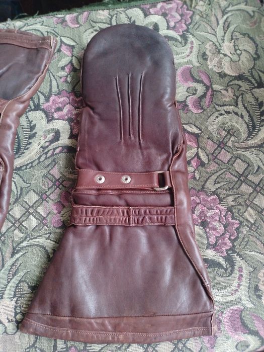 Краги летные кожа мех ввс ркка 1940г.Оригинал.