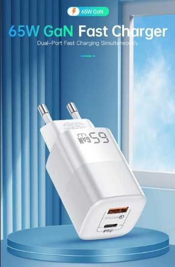 KUULAA 65W GaN ładowarka szybkie ładowanie typ C