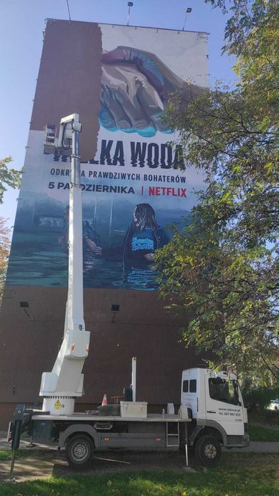 Podnośnik Koszowy 25 i 20m Wrocław Wynajem, Usługi podnośnikiem Zwyżka