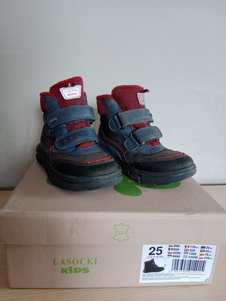 Buty zimowe r.25 Lasocki Kids dla chlopca