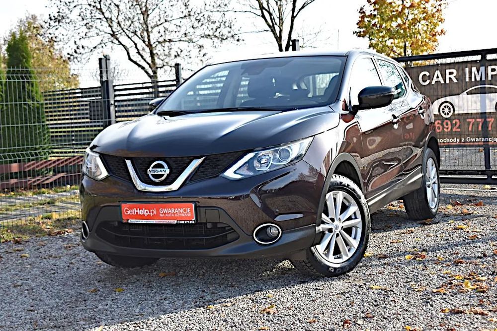 Nissan Qashqai Zarejestrowany NAVI PL Grzane Fotele 2x Climatronic 2x Parktronic