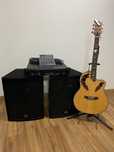 Conjunto Banda - 2PA + mesa mistura + Guitarra