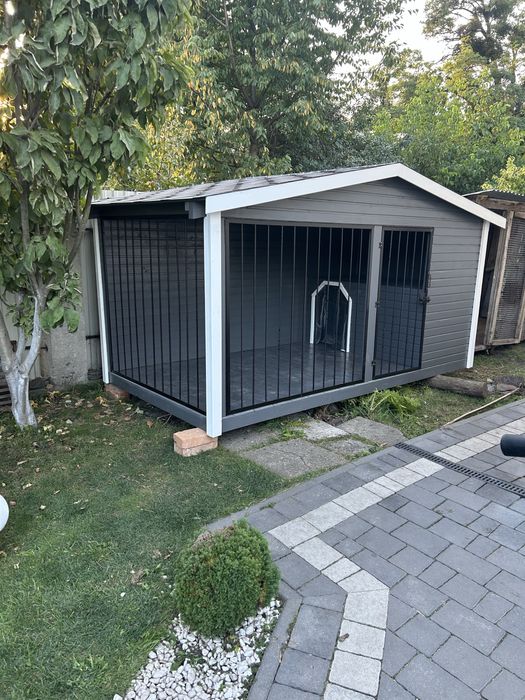 Величезний вольєр для собаки і котиків буда утеплена будка