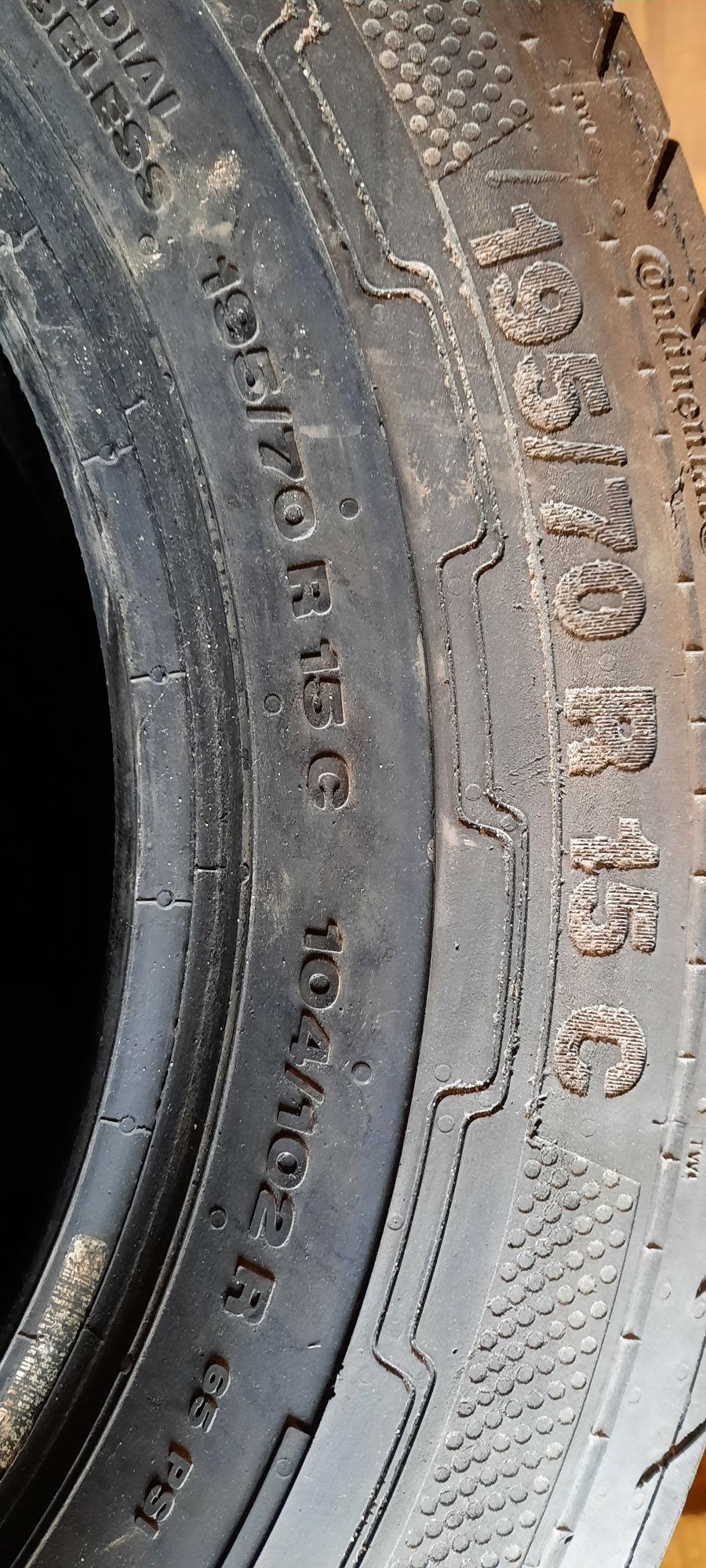 Opona pojedyncza letnia CONTINENTAL VancoEco 195/70R15C