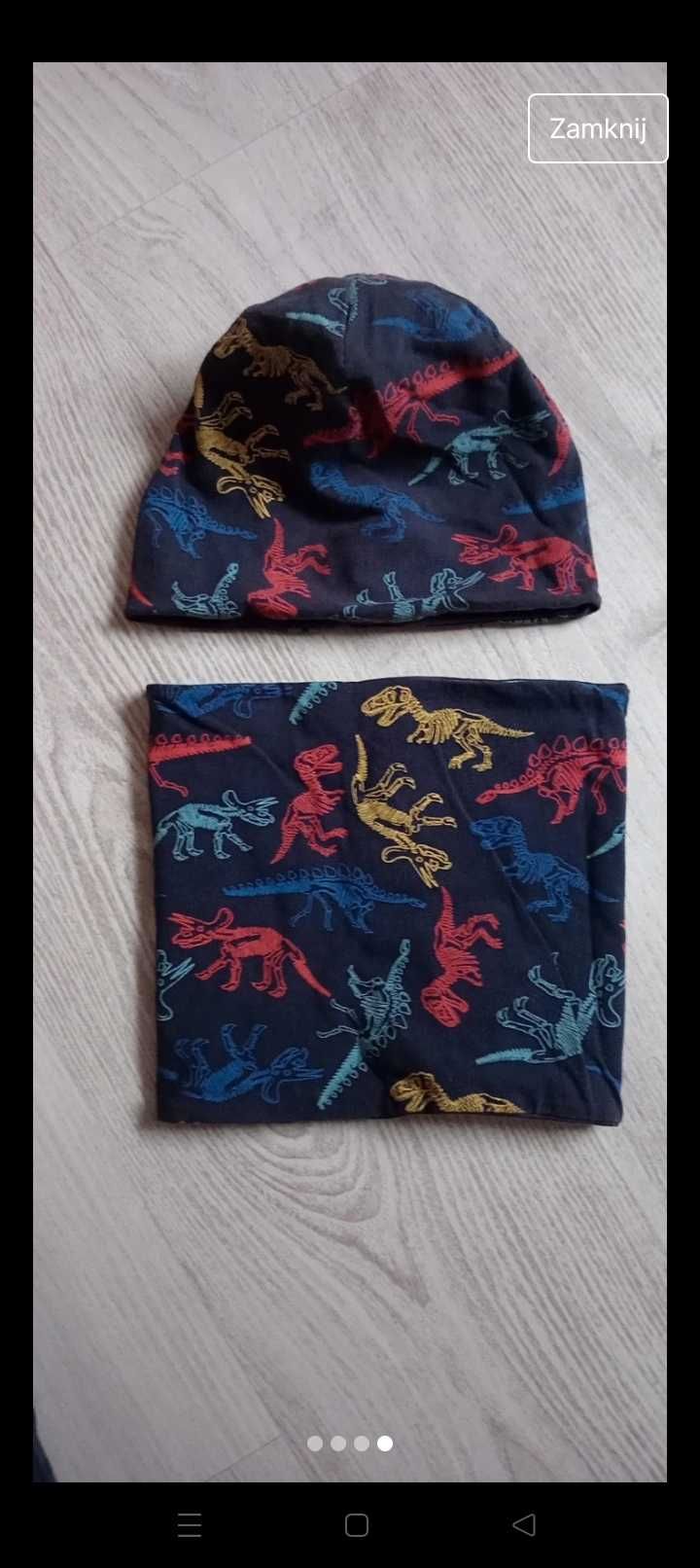 Komplet czapka+komin coccodrillo
