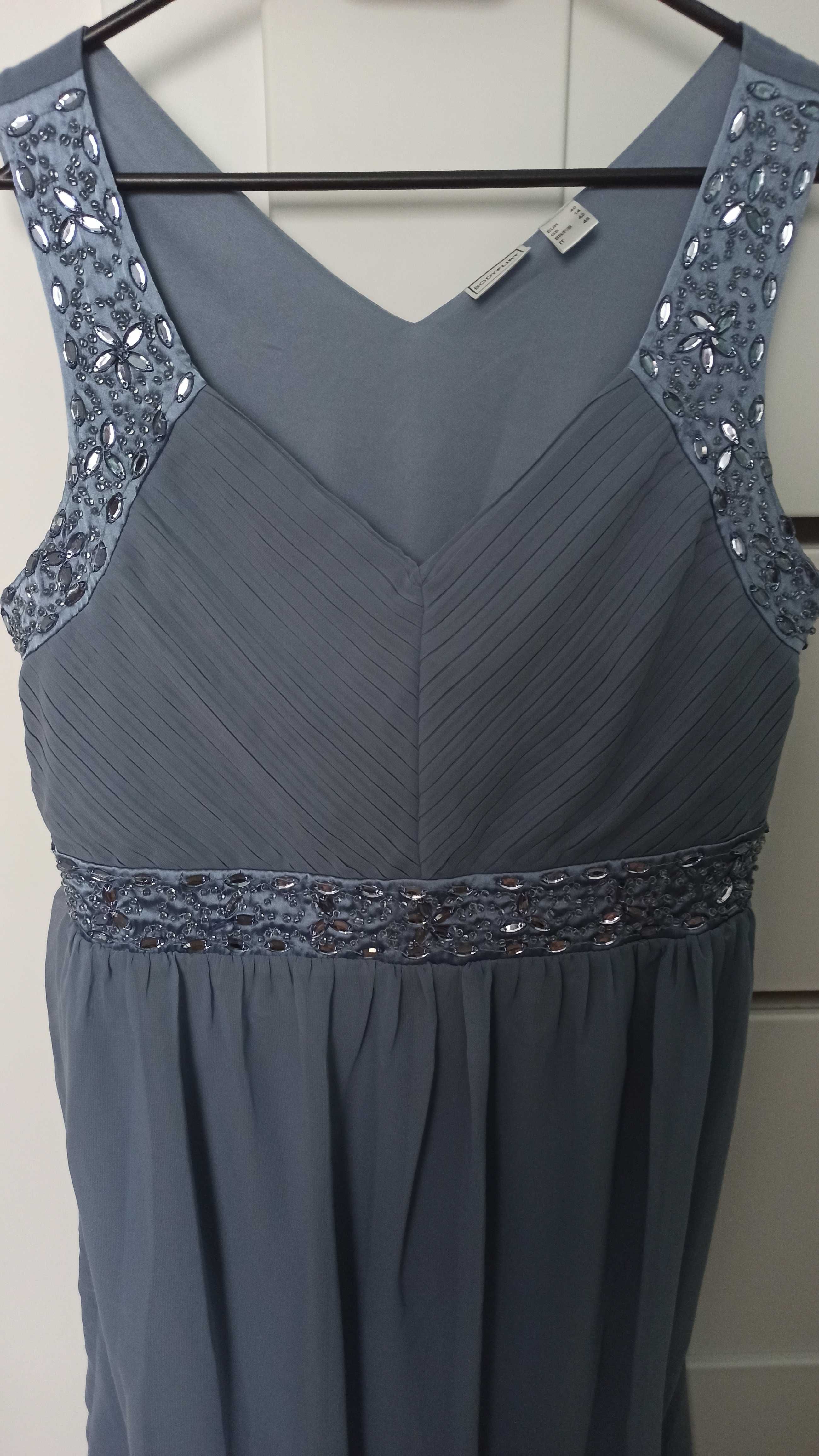 Sukienka szara r. 40 Bodyflirt elegancka wesele