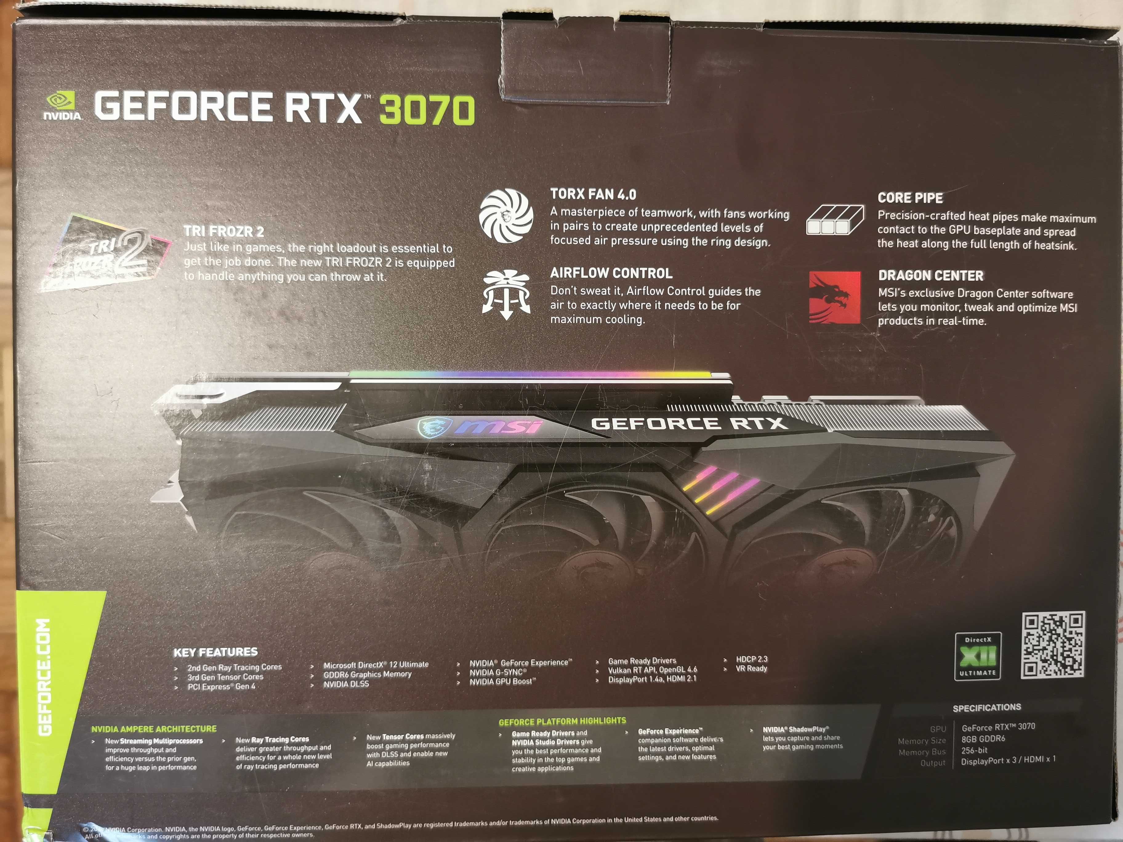 RTX 3070 gaming x trio 8gb