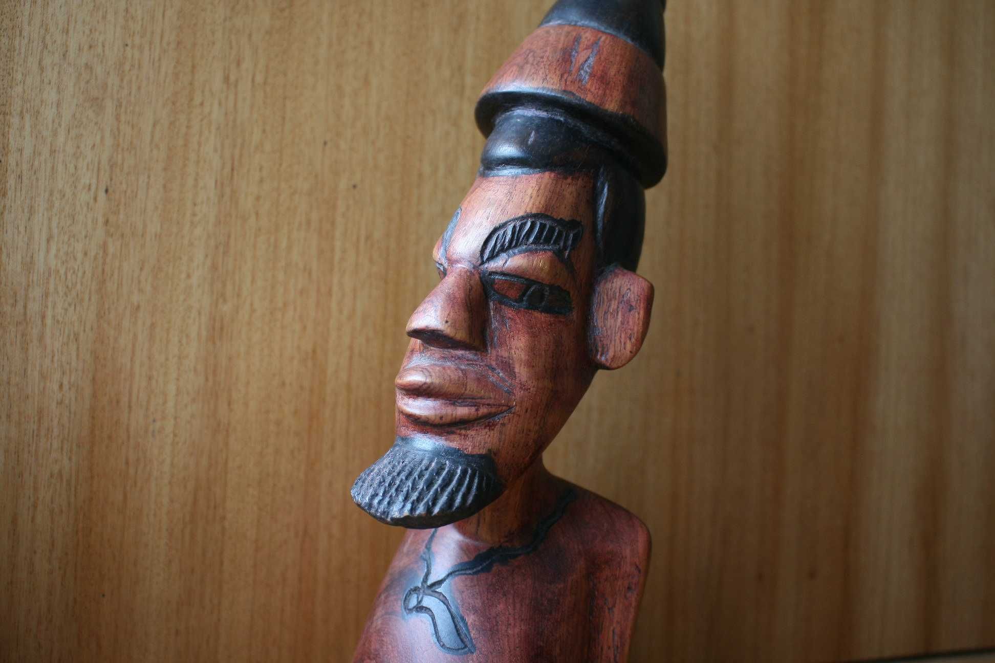 Arte africana – Escultura/busto em madeira - África (inclui envio)