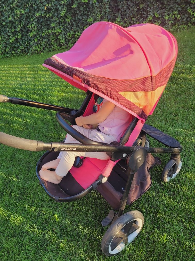 Różowy wozek Cybex Balios M