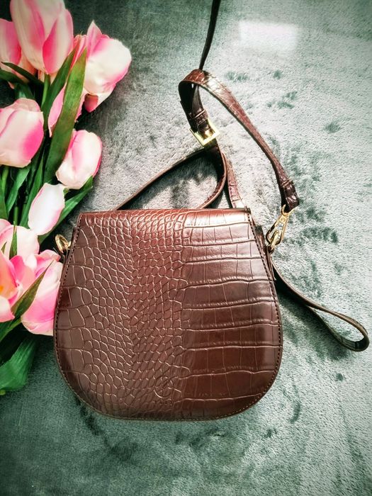 Torebka damska brązowa listonoszka Look