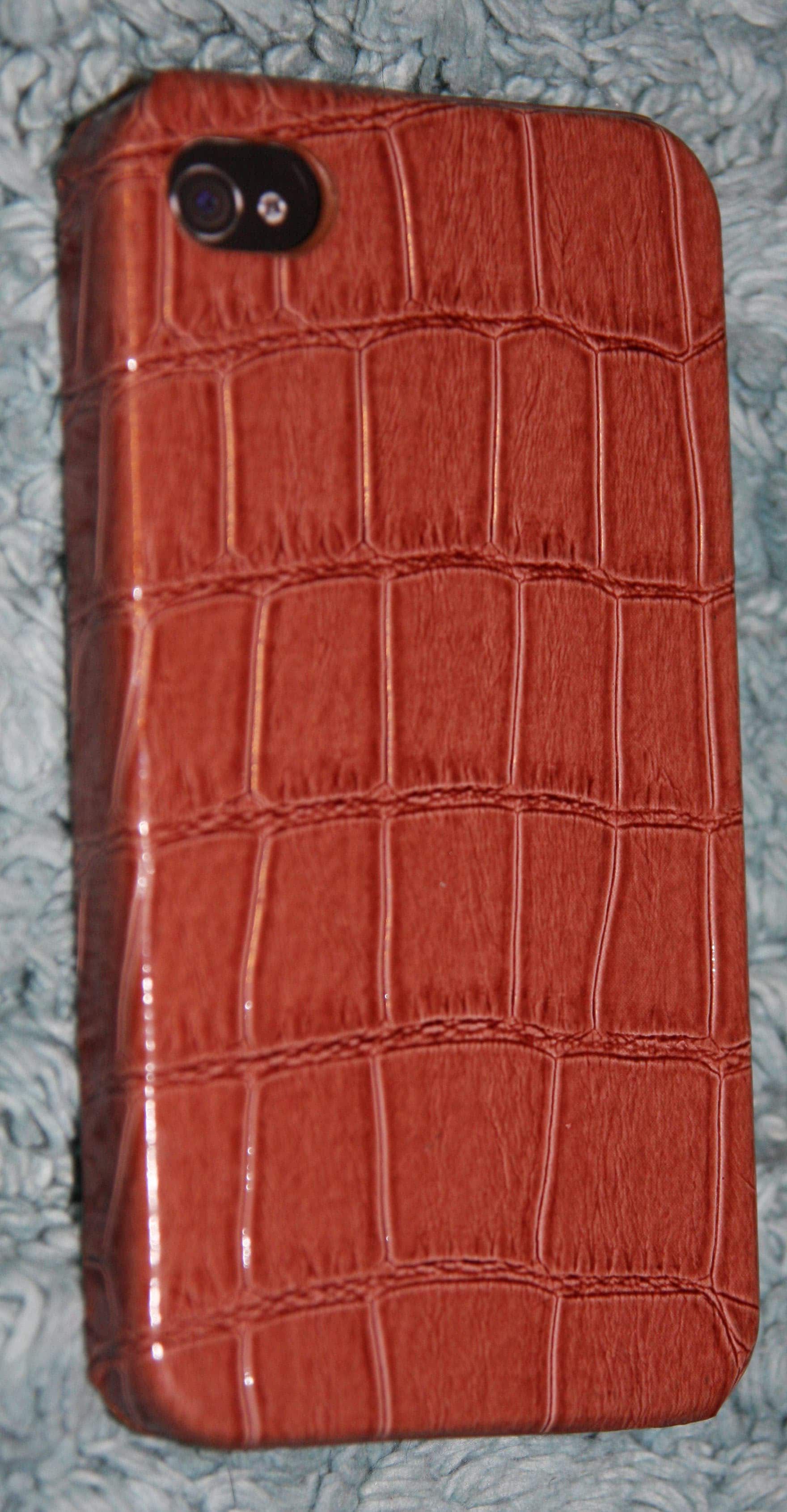 etui iPhone 4/4s plecki imitacja skórki krokodyla