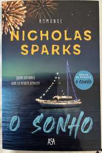 Livro o sonho de Nicholas Sparks, em ótimo estado de conservação