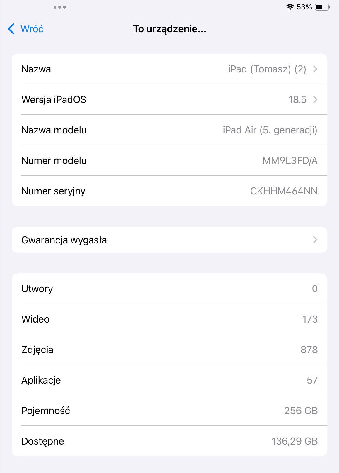 iPad Air 5th gen M1 256 GB i Apple Pencil + etui gratis