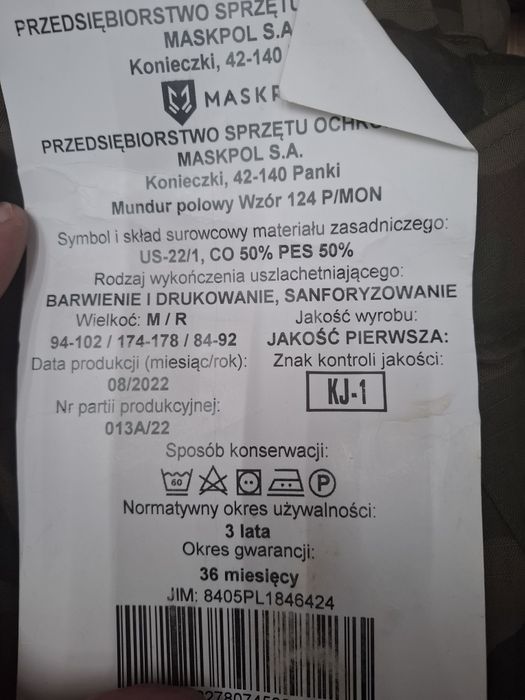 Mundyr Polowy S/XL XS/XL M/R