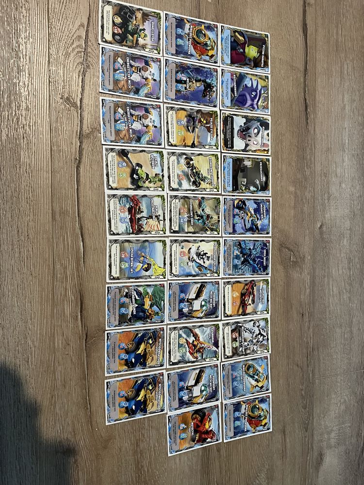 Karty LEGO NINJAGO 254 szt. uzywane