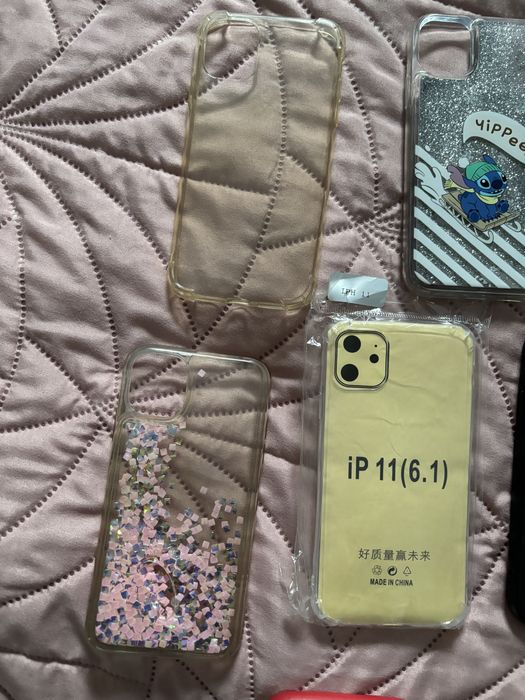 Zestaw etui i nowy kabel do iphone 11