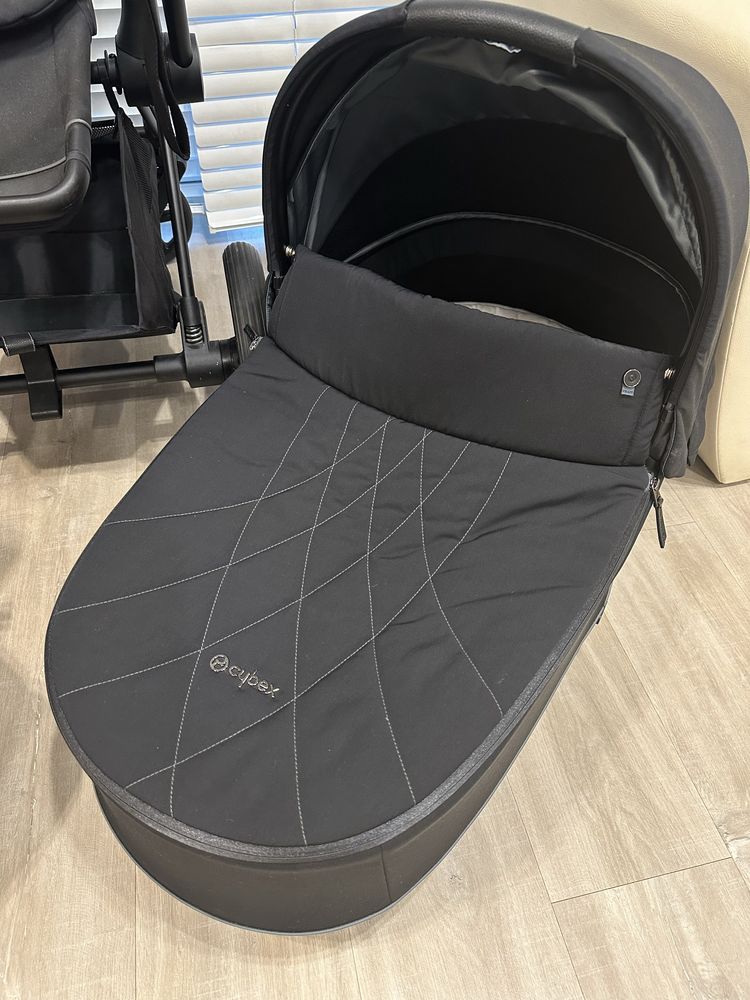 Wózek cybex priam 2.0 3w1 czarny deep black