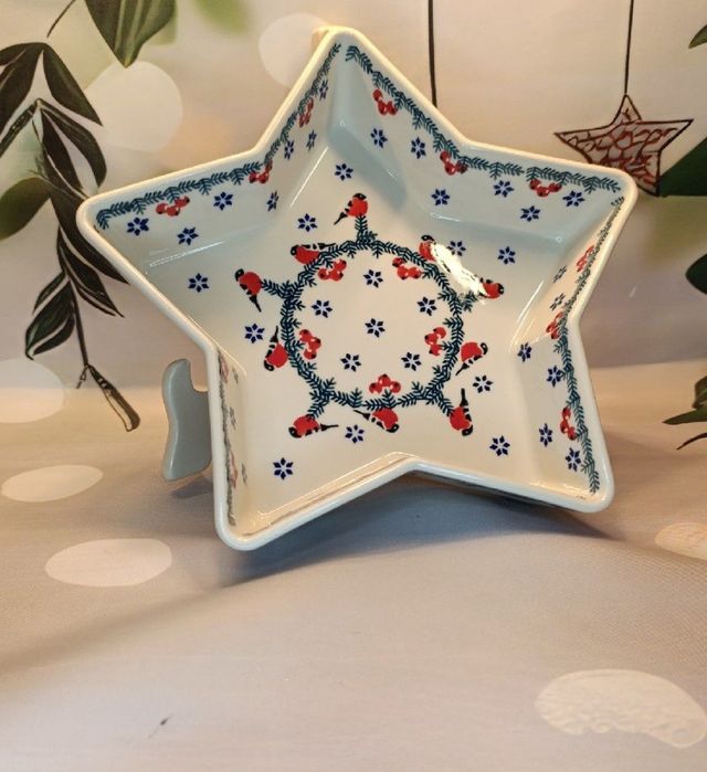 Naczynie żaroodporne forma do tarty półmisek 23cm ceramika Bolesławiec
