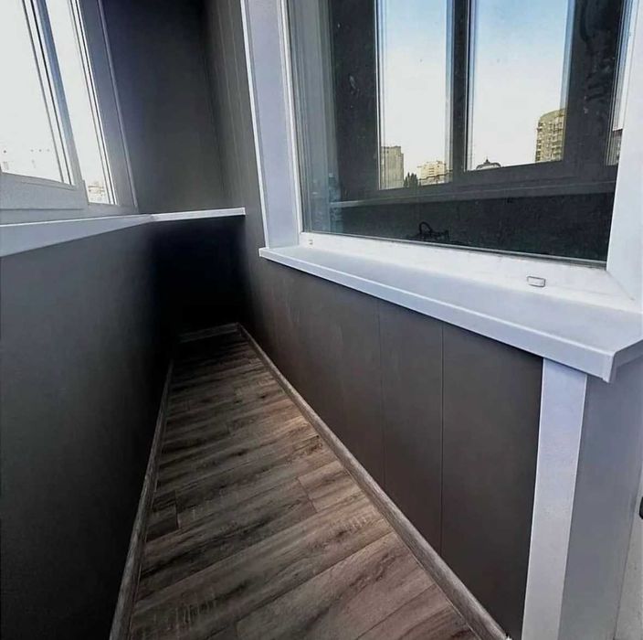 Ремонт балкона Київ і область Скління Обшивка ДОСВІД 17 років!