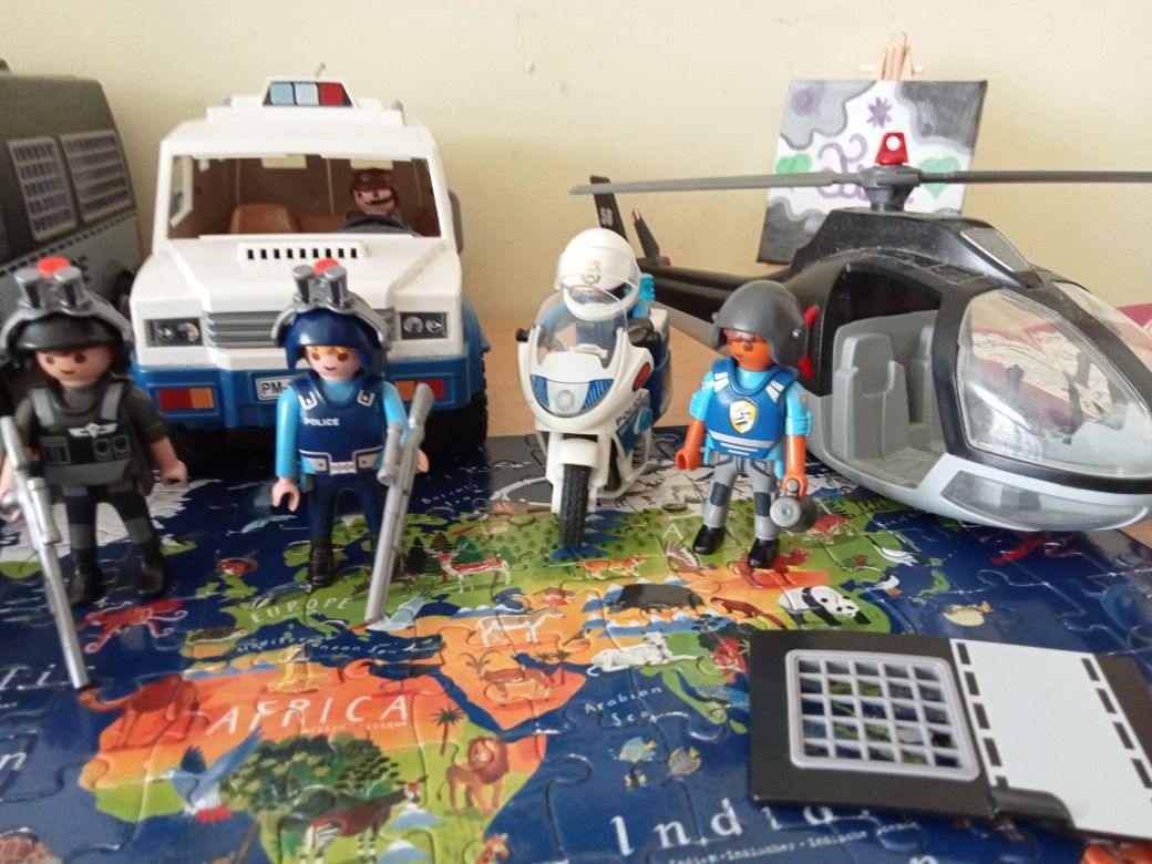 Conjunto polícia da playmobil