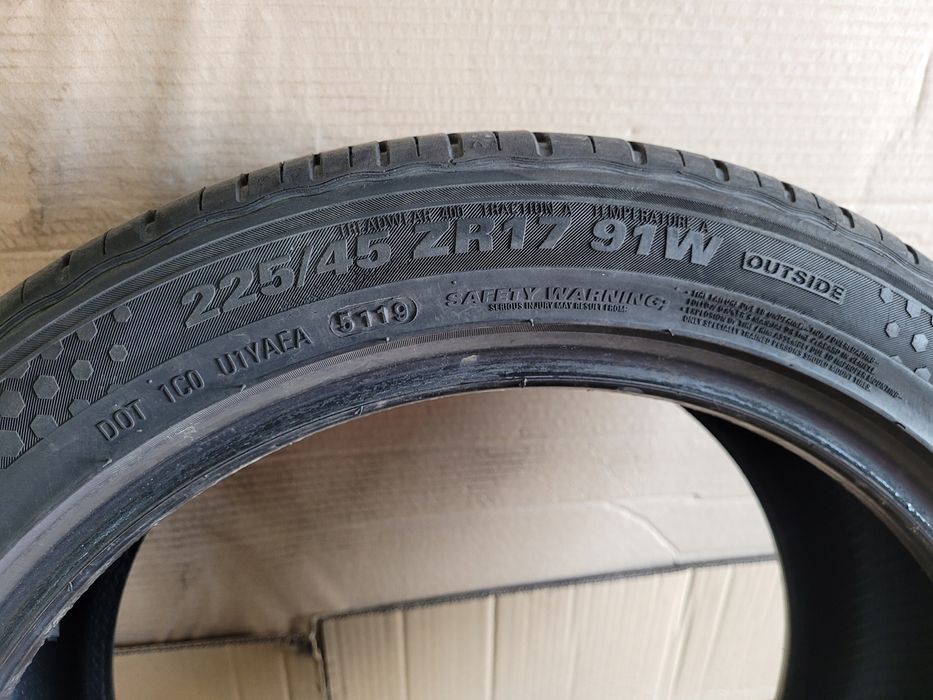 opona letnia kumho ecowing es31 225/45r17 91 w