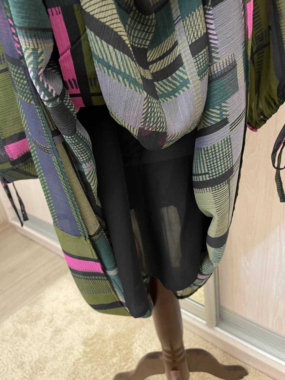 Новое платье Topshop с бирками длинное, зеленое хаки