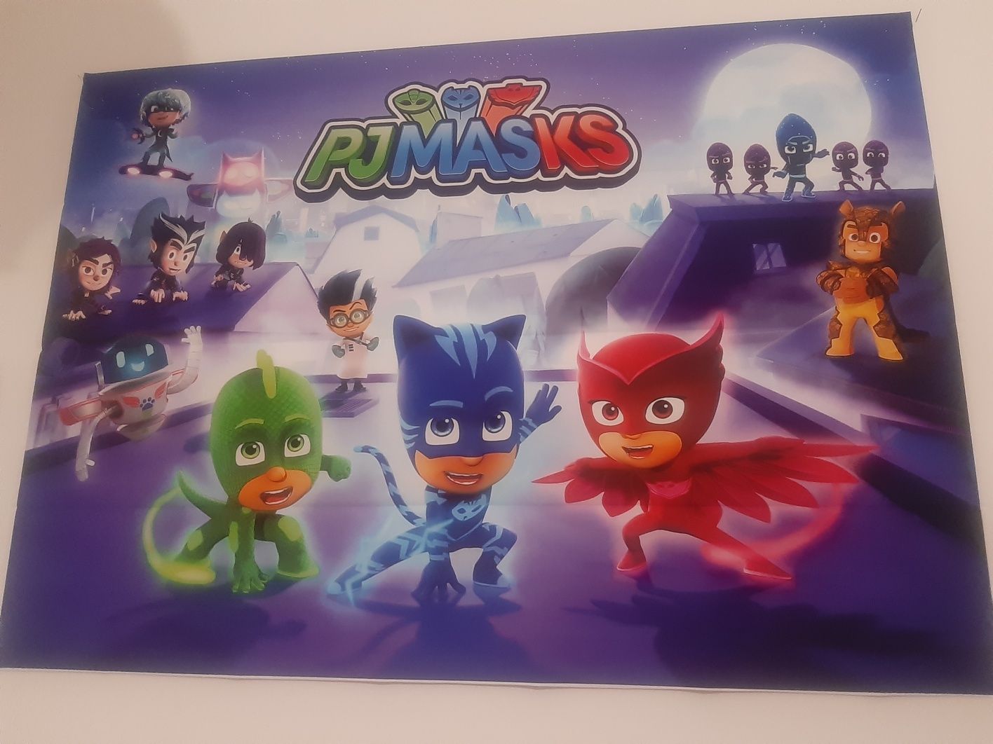 Tela vinil PJ Masks 125×90 cm