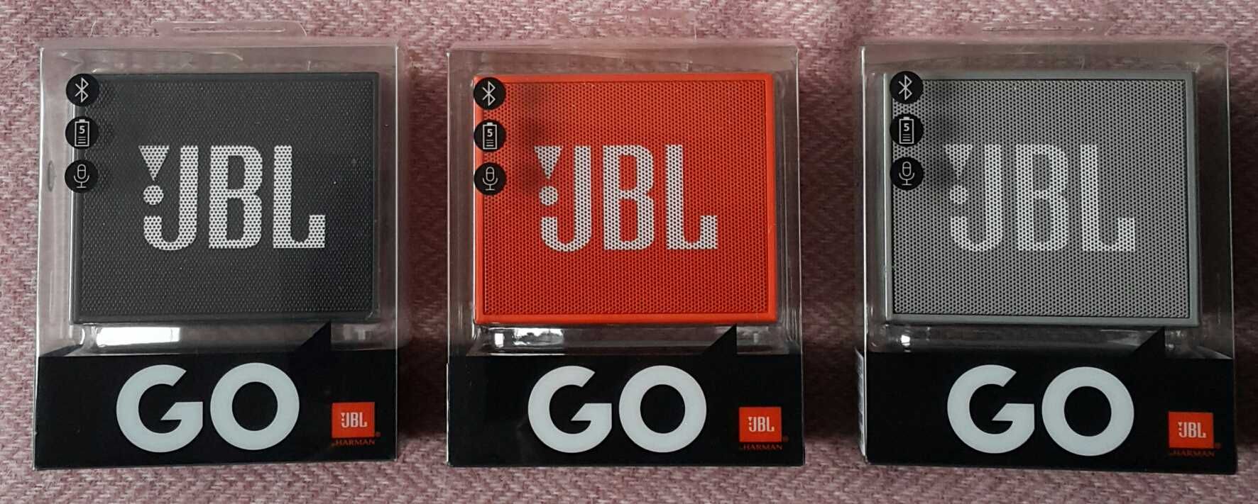 Głośnik mobilny bluetooth JBL GO NOWY kolor pomarańczowy