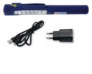 BERNER PEN LIGHT 7+1 LED AKU Latarka Lampa warsztatowa + Ładowarka