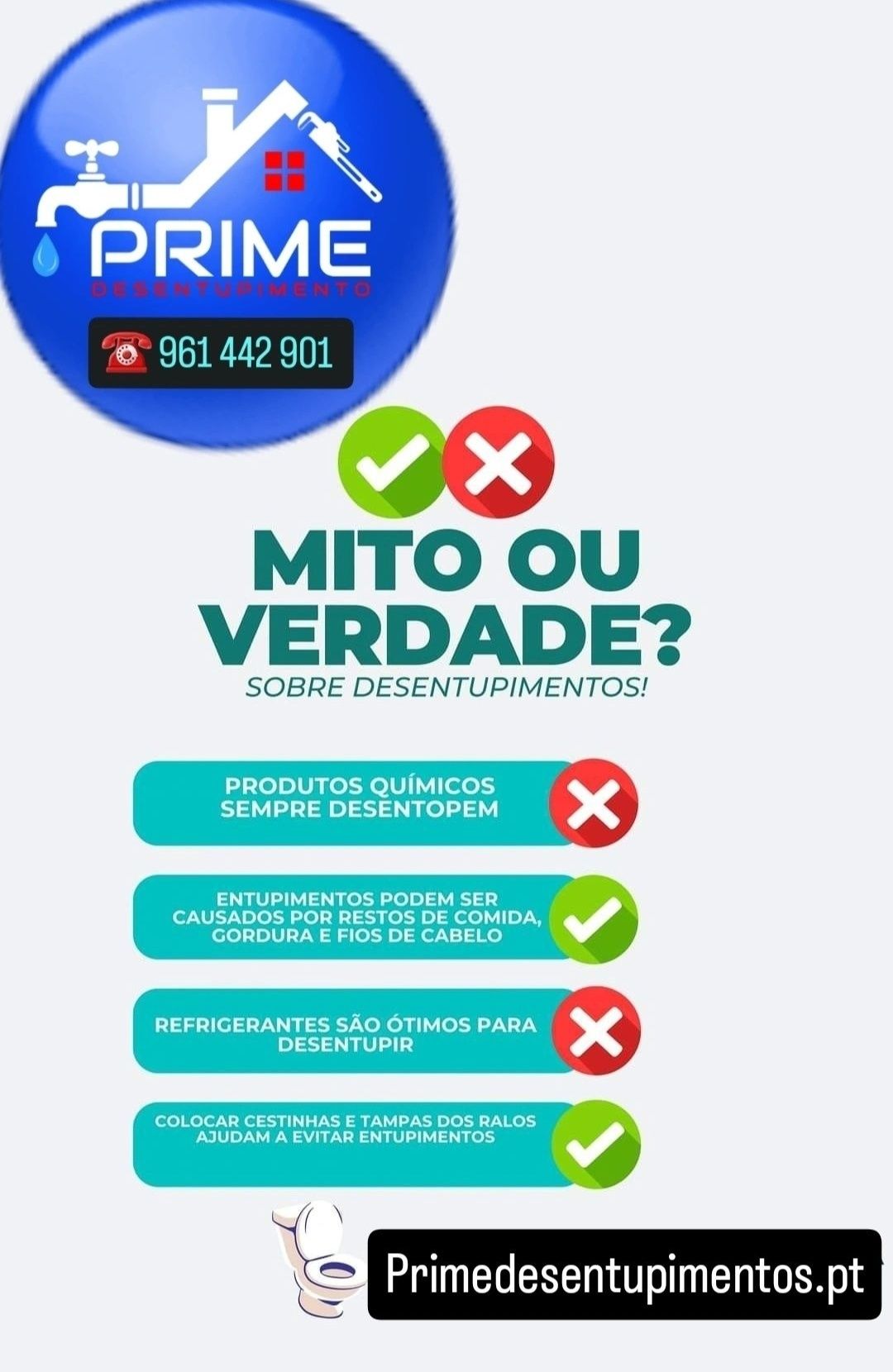 Desentupimento De esgotos e Canalizações