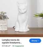 Lampa KOT nowoczesna rękodzieło stojąca home projektant