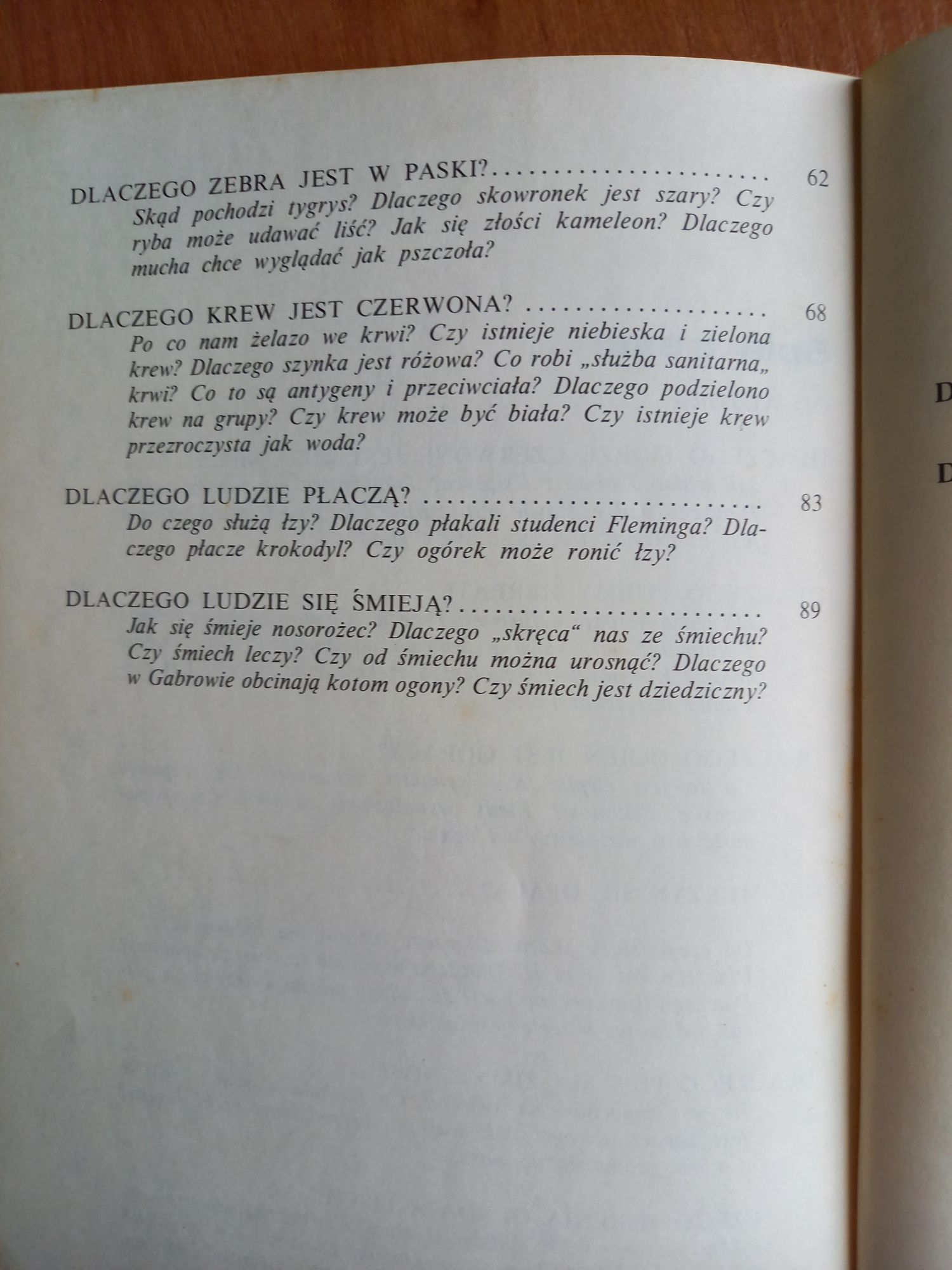 Dlaczego zebra jest w paski czyli odp na głupie pytania - Jan Rurański
