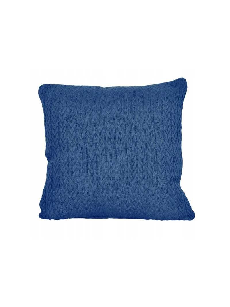 Poszewka poduszka 100% bawełniana loft 40x40 jasiek na zamek granatowa