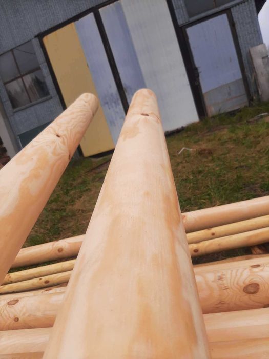 Bale toczone sosnowe - fi12, długość do 3m