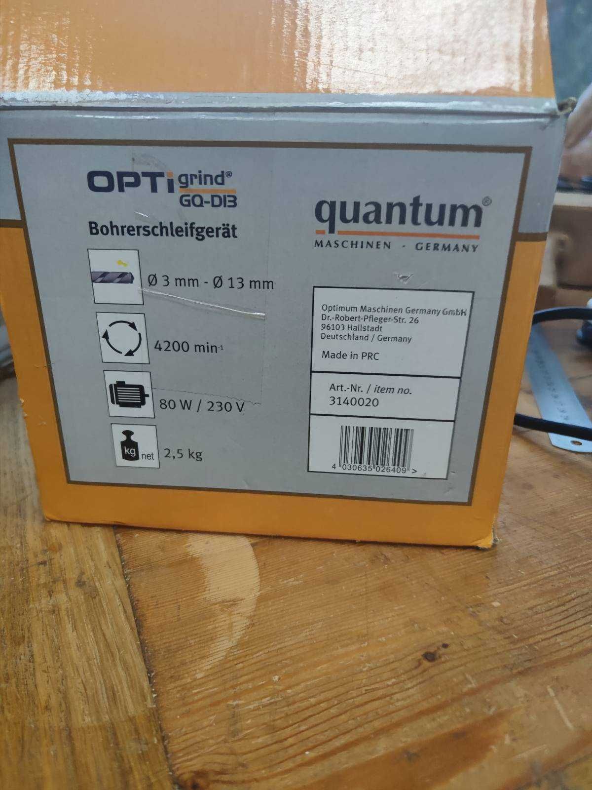 заточка сверл, станок, Quantum OPTi