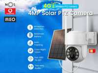 Câmara Vídeo Vigilância 4G Bateria/Solar 100% Sem Fios (NOVO)