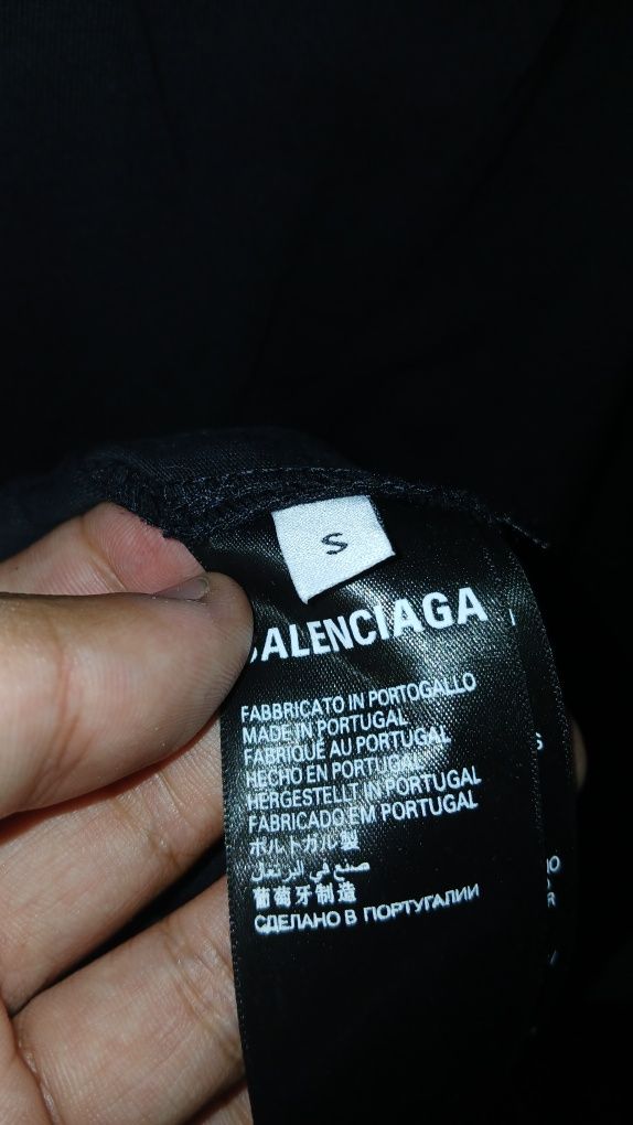 Balenciaga X Adidas Preta T-shirt