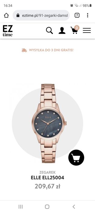 Nowy zegarek Elle by Fossil