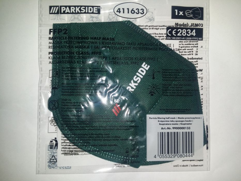 Parkside maska przeciwpyłowa 30 szt.