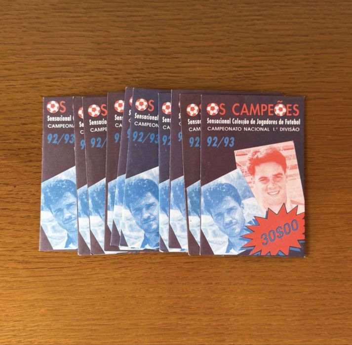 Saquetas Futebol 1992/93 seladas